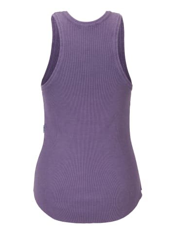 Replay Rundhalsshirt G. Dyed Cotton/Modal Stretch Rib in violett