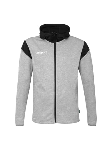 uhlsport  Kapuzenjacke Squad 27 Track Hood Kids in dark grau melange