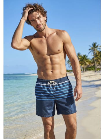 John Devin Badeshorts in marine-blau
