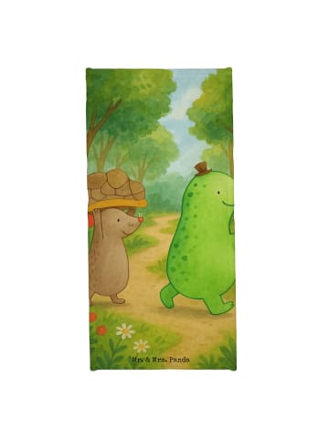 Mr. & Mrs. Panda Badetuch Schildkröte Maus Design ohne Spruch in Gelb Pastell
