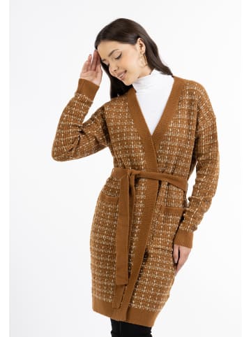 faina Damen Cardigan in Braun
