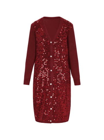 Albee Women Cardigan in Burgundy