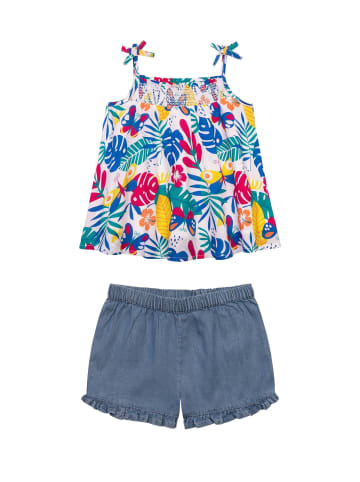 Minoti 2tlg. Outfit: Top & Shorts Frill 7 in Bunt