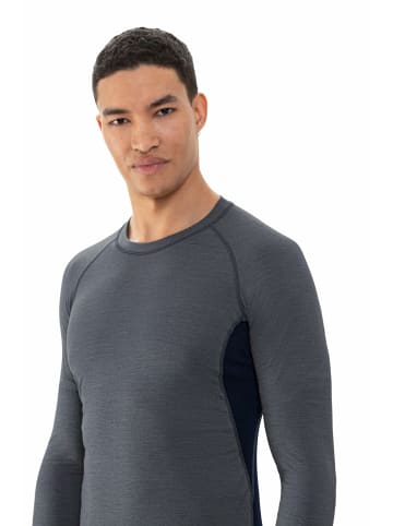 Mey Rundhals Langarmshirt für Herren in uni