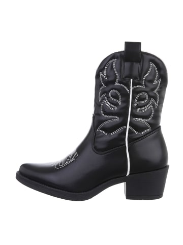 Ital-Design Stiefelette in Schwarz