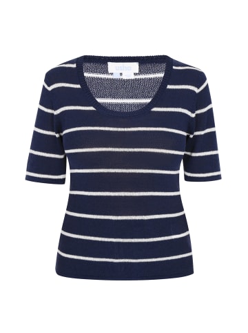 usha BLUE LABEL Women Sweater in navy white