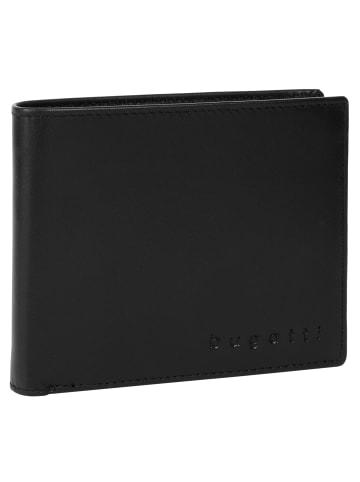 Bugatti Geldbörse SUPER SLIM RFID echt Leder in schwarz