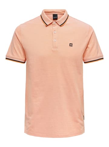 ONLY & SONS Polo in Muskmelon