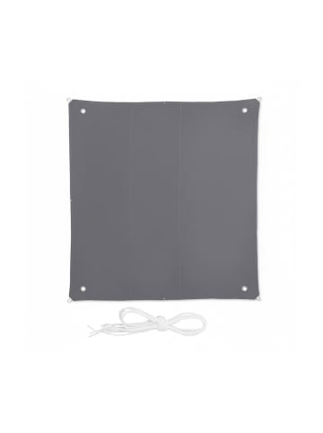 relaxdays Sonnensegel in Grau - (B)400 x (T)400 cm