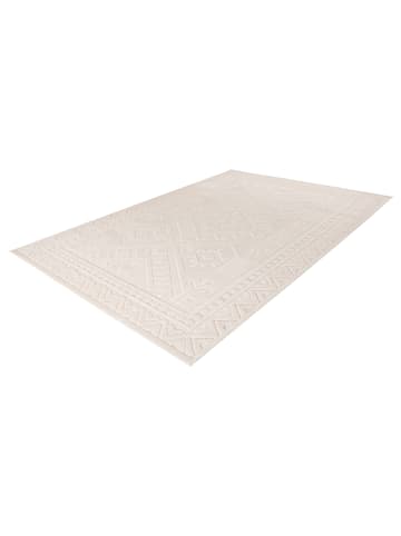 Kayoom Kayoom Neu 2026 Wohnzimmer Kurzflor Teppich Explorer 125 elfenbein in elfenbein