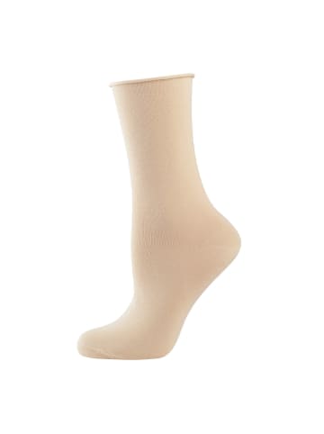 Elbeo Socken Rollbund Light Cotton in Creme