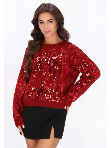 faina Women Sweater in red