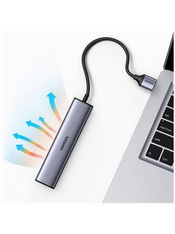 Ugreen Ugreen Multifunktionsadapter HUB USB 3.0 3 x USB Ethernet