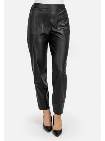 HELMIDGE Lederhose Pants in schwarz