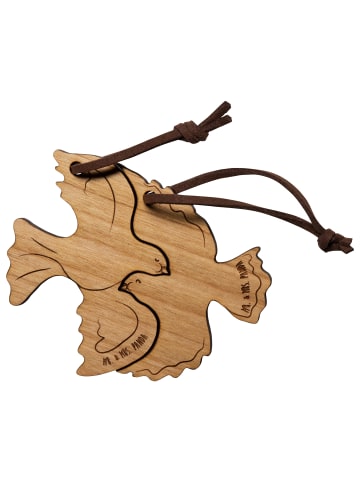 Mr. & Mrs. Panda Partner Schlüsselanhänger Turteltauben ZweiMenschk... in Braun