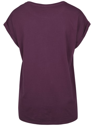 Urban Classics Urban Classics Damen Ladies Extended Shoulder Tee in cherry