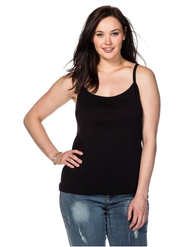 sheego Top in schwarz