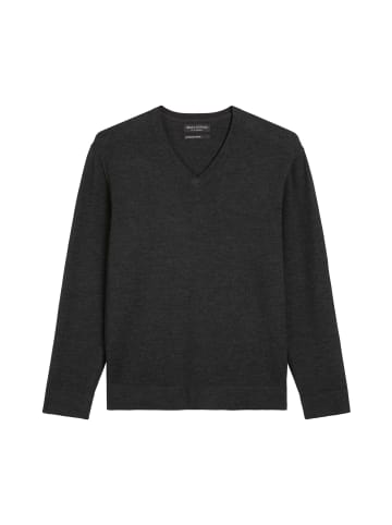 Marc O'Polo Pullover regular in dark grey melange
