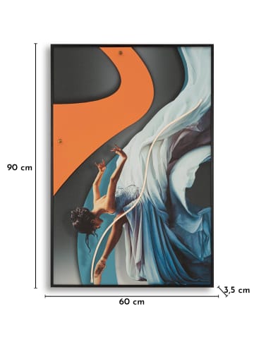 Mauro Ferretti Gemälde auf Leinwand mit LEDs, 60 x 3,5 x 90 cm