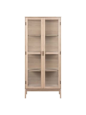 ebuy24 Vitrinenschrank Linley Eichenfurnier 80 x 40 cm