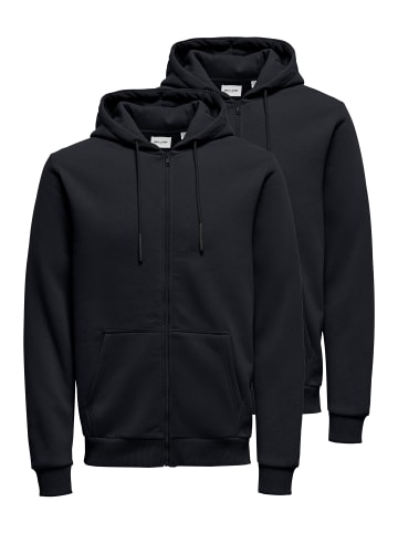ONLY & SONS Sweatjacke / Hoodie Ceres in Dunkelblau