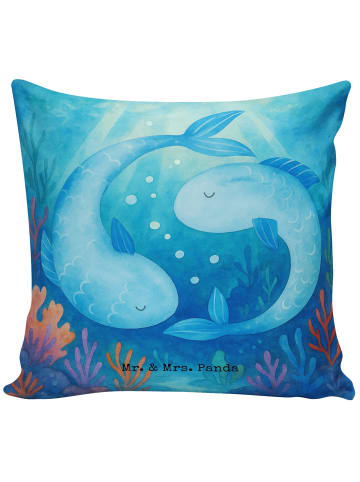 Mr. & Mrs. Panda kissen 40 x 40 Sternzeichen Fische Design ohne ... in Weiß