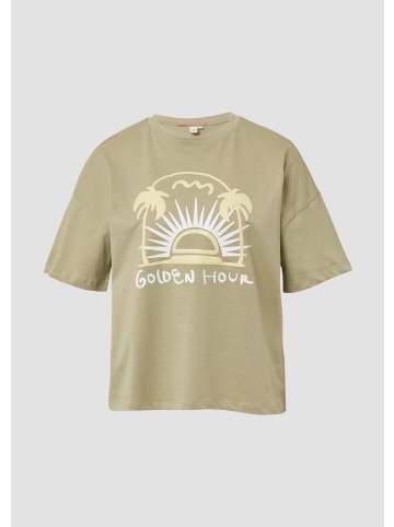 QS T-Shirt in 72D0_helles olivgrün