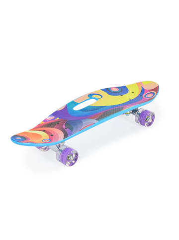 Byox Skateboard 26 Zoll mit Griff in lila