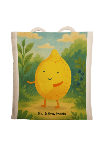 Mr. & Mrs. Panda Schultasche Beste Freunde Zitrone Design ohne S... in Weiß