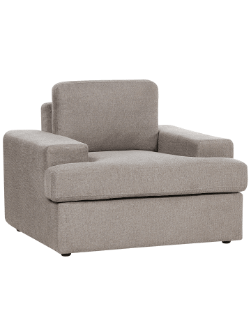 Beliani Sessel ALLA in Braun - (W) 108 x (H) 85 x (L) 103 cm