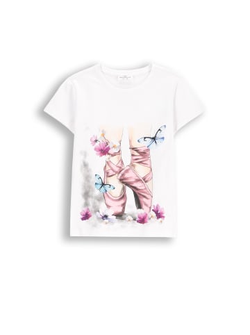 Coccodrillo T-Shirt mit kurzen Ärmeln in ecru