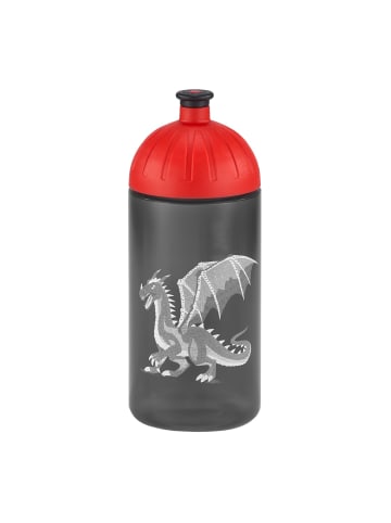 Step by Step Trinkflasche, 0,5 l, für Kindergarten und Schule in Dragon Drako, Schwarz