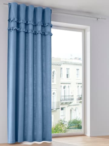 Heine Dekoschal in jeansblau