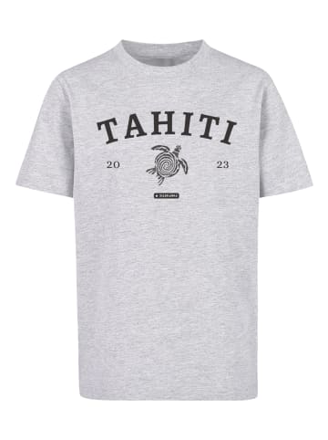 F4NT4STIC T-Shirt Tahiti in grau meliert
