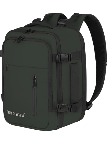 normani Erweiterbarer Handgepäck-Rucksack 20 Liter Nikaho in Oliv