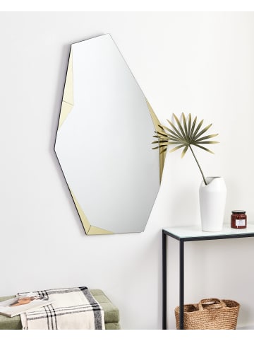 Beliani Wandspiegel ARGUEL in Gold - (W) 68 x (H) 120 x (L) 2 cm