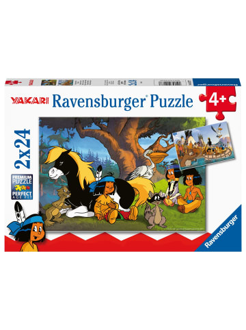 Ravensburger Ravensburger Kinderpuzzle 05577 - Yakari und seine Freunde - 2x24 Teile...