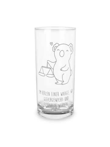 Mr. & Mrs. Panda Tumbler Waage Astrologie mit Spruch in Transparent
