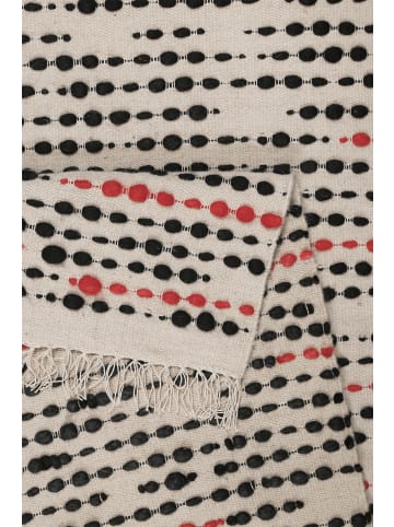 Wecon Home Teppich "London Red" in Creme Beige/Rot/Schwarz