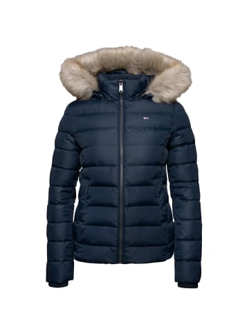 Tommy Hilfiger Daunenjacke Tommy Jeans Basic Hooded Down Jacket in dunkelblau