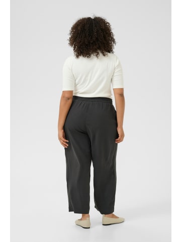 KAFFE curve Casual Hose KCmille Loose fit in Black Oyster