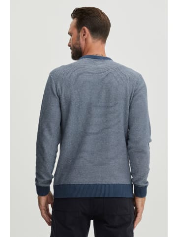 FQ1924 Strickpullover FQLeon in Blau