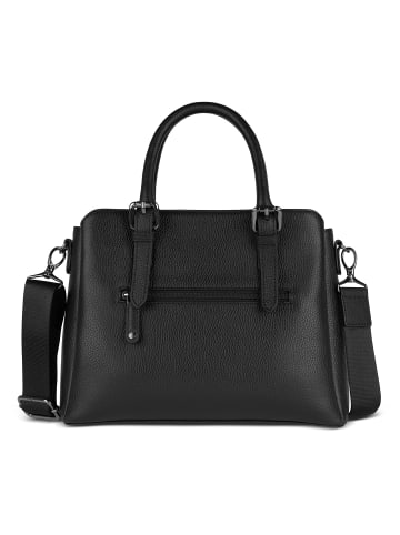 Bugatti Elsa Handtasche Leder 30 cm schwarz