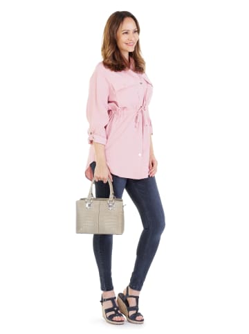 Cluty Umhängetasche echt Leder in beige