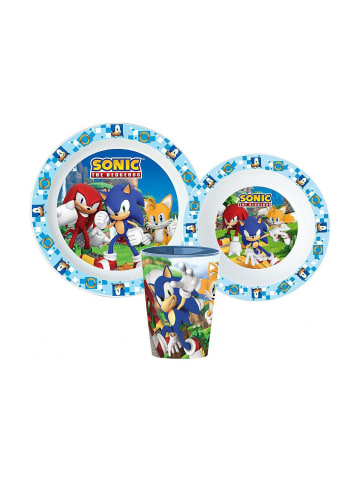 Sonic Essgeschirr 4-tlg. Mikrokunststoff + Becher 260 ml