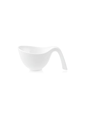 Villeroy & Boch Cup mit Griff Flow in Weiß 19 x 12 cm in weiß