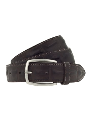 Vanzetti Gürtel Leder dunkelbraun