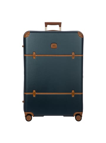 BRIC`s Bellagio 4 Rollen Trolley 82 cm mit Dehnfalte blau-tabak