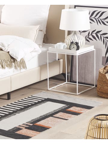 Beliani Kurzflor KAKINADA in Bunt/Schwarz/Beige - (W) 80 x (H) 1 x (L) 150 cm