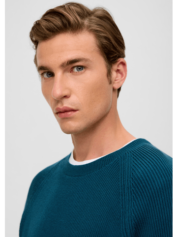 s.Oliver Strickpullover langarm in Petrol